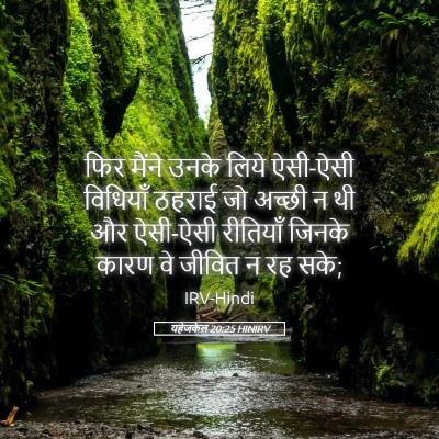 Picture 05 - यहेजकेल 20:25 HINIRV - फिर मैंने उनके - Bible Verse Picture