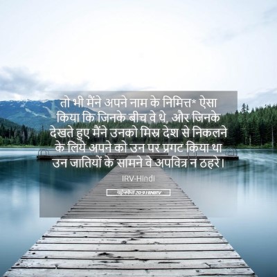 Picture 05 - यहेजकेल 20:9 HINIRV - तो भी मैंने अपने - Bible Verse Picture