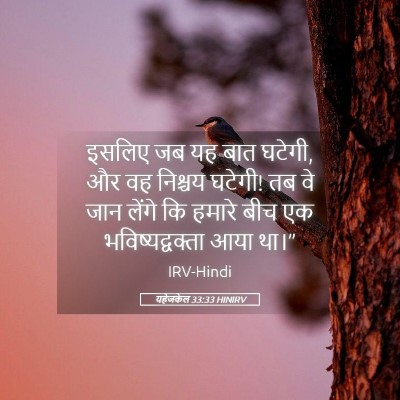 Picture 05 - यहेजकेल 33:33 HINIRV - इसलिए जब यह बात - Bible Verse Picture
