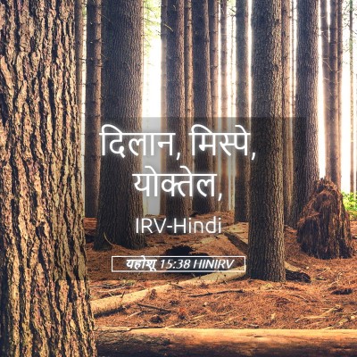 Picture 05 - यहोशू 15:38 HINIRV - दिलान, मिस्पे, - Bible Verse Picture