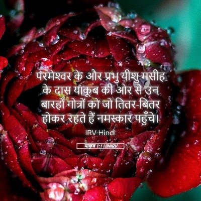 Picture 05 - याकूब 1:1 HINIRV - परमेश्‍वर के और - Bible Verse Picture