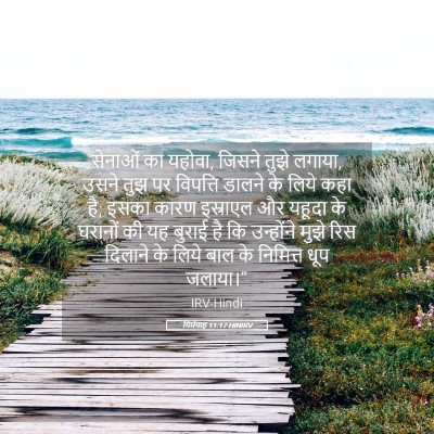 Picture 05 - यिर्मयाह 11:17 HINIRV - सेनाओं का यहोवा, - Bible Verse Picture
