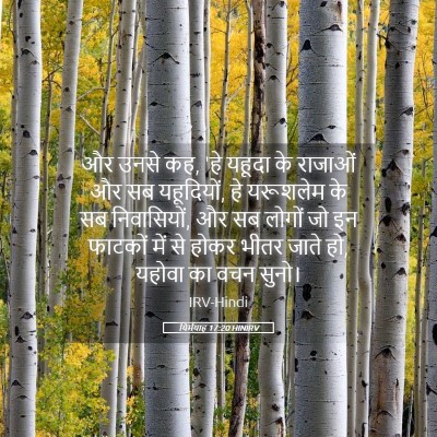 Picture 05 - यिर्मयाह 17:20 HINIRV - और उनसे कह, 'हे - Bible Verse Picture