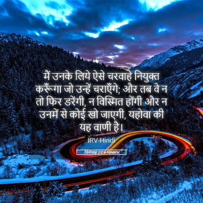 Picture 05 - यिर्मयाह 23:4 HINIRV - मैं उनके लिये ऐसे - Bible Verse Picture
