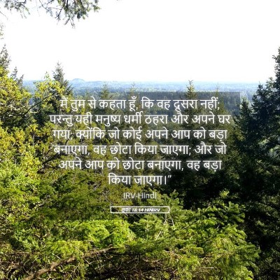 Picture 05 - लूका 18:14 HINIRV - मैं तुम से कहता - Bible Verse Picture