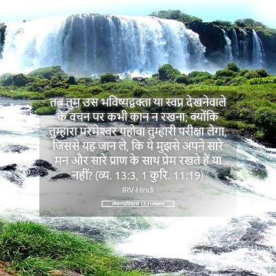 Picture 05 - व्यवस्थाविवरण 13:3 HINIRV - तब तुम उस - Bible Verse Picture