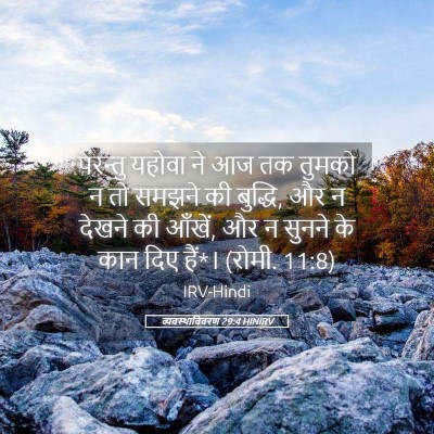 Picture 05 - व्यवस्थाविवरण 29:4 HINIRV - परन्तु यहोवा ने आज - Bible Verse Picture