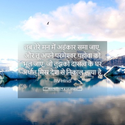 Picture 05 - व्यवस्थाविवरण 8:14 HINIRV - तब तेरे मन में - Bible Verse Picture