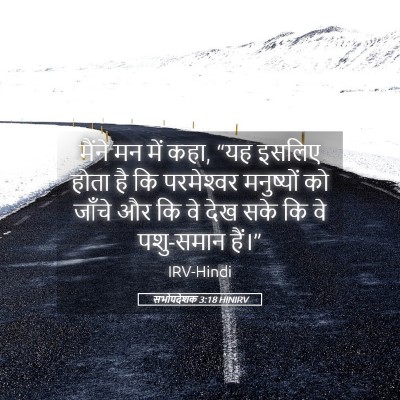 Picture 05 - सभोपदेशक 3:18 HINIRV - मैंने मन में कहा, - Bible Verse Picture