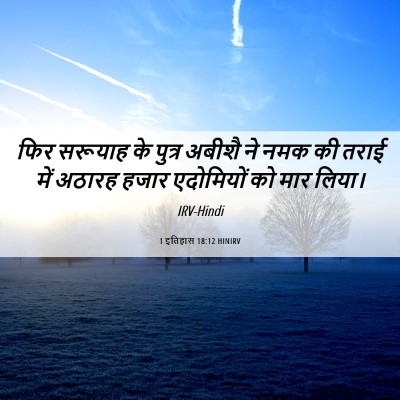 Picture 06 - 1 इतिहास 18:12 HINIRV - फिर सरूयाह के - Bible Verse Picture
