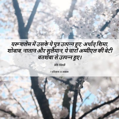 Picture 06 - 1 इतिहास 3:5 HINIRV - यरूशलेम में उसके - Bible Verse Picture