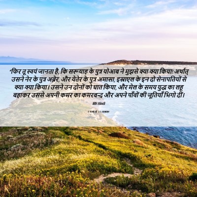 Picture 06 - 1 राजाओं 2:5 HINIRV - “फिर तू स्वयं - Bible Verse Picture