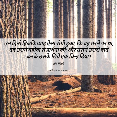 Picture 06 - 2 इतिहास 32:24 HINIRV - उन दिनों - Bible Verse Picture