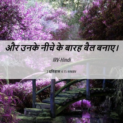 Picture 06 - 2 इतिहास 4:15 HINIRV - और उनके नीचे के - Bible Verse Picture