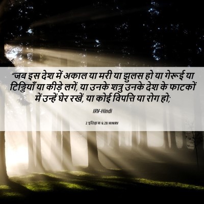 Picture 06 - 2 इतिहास 6:28 HINIRV - “जब इस देश में अकाल - Bible Verse Picture