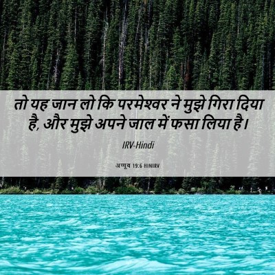 Picture 06 - अय्यूब 19:6 HINIRV - तो यह जान लो कि - Bible Verse Picture