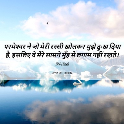 Picture 06 - अय्यूब 30:11 HINIRV - परमेश्‍वर ने जो - Bible Verse Picture