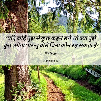 Picture 06 - अय्यूब 4:2 HINIRV - “यदि कोई तुझ से कुछ - Bible Verse Picture