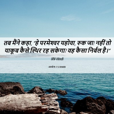 Picture 06 - आमोस 7:5 HINIRV - तब मैंने कहा, “हे - Bible Verse Picture