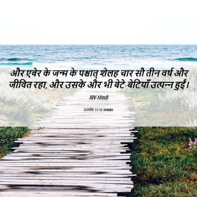Picture 06 - उत्पत्ति 11:15 HINIRV - और एबेर के जन्म के - Bible Verse Picture