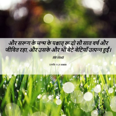Picture 06 - उत्पत्ति 11:21 HINIRV - और सरूग के जन्म के - Bible Verse Picture