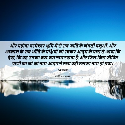 Picture 06 - उत्पत्ति 2:19 HINIRV - और यहोवा - Bible Verse Picture