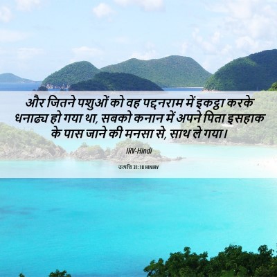 Picture 06 - उत्पत्ति 31:18 HINIRV - और जितने पशुओं को - Bible Verse Picture