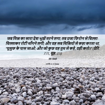 Picture 06 - उत्पत्ति 41:55 HINIRV - जब मिस्र का सारा - Bible Verse Picture