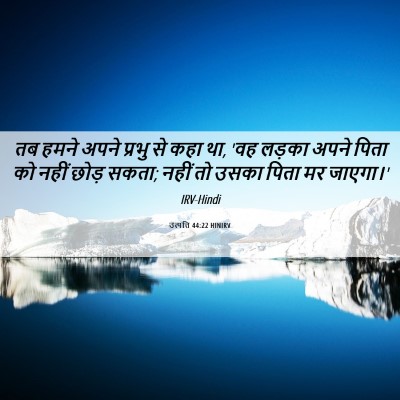 Picture 06 - उत्पत्ति 44:22 HINIRV - तब हमने अपने प्रभु - Bible Verse Picture