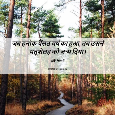 Picture 06 - उत्पत्ति 5:21 HINIRV - जब हनोक पैंसठ वर्ष - Bible Verse Picture