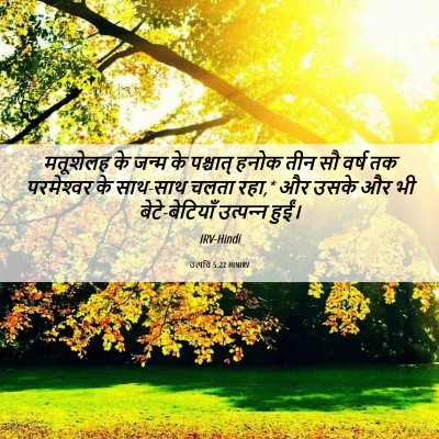 Picture 06 - उत्पत्ति 5:22 HINIRV - मतूशेलह के जन्म के - Bible Verse Picture