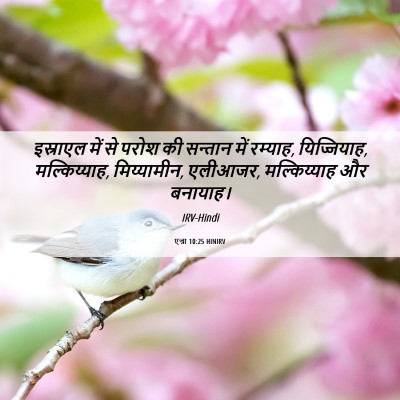 Picture 06 - एज्रा 10:25 HINIRV - इस्राएल में से - Bible Verse Picture
