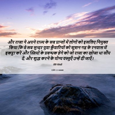 Picture 06 - एस्तेर 2:3 HINIRV - और राजा ने अपने - Bible Verse Picture
