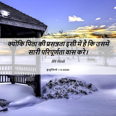 Picture 06 - कुलुस्सियों 1:19 HINIRV - क्योंकि पिता की - Bible Verse Picture