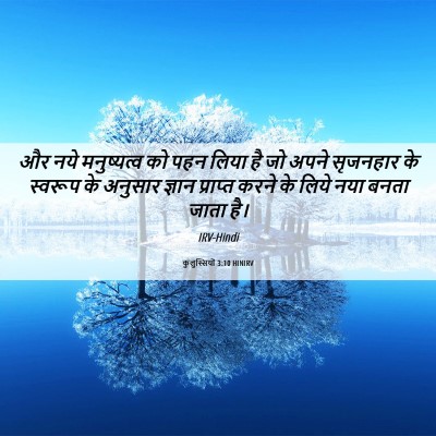 Picture 06 - कुलुस्सियों 3:10 HINIRV - और नये मनुष्यत्व - Bible Verse Picture