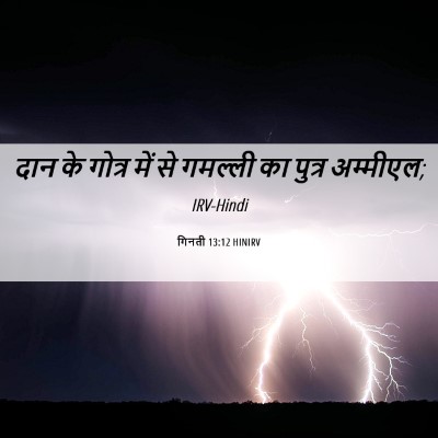 Picture 06 - गिनती 13:12 HINIRV - दान के गोत्र में से - Bible Verse Picture