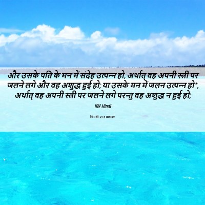Picture 06 - गिनती 5:14 HINIRV - और उसके पति के मन - Bible Verse Picture