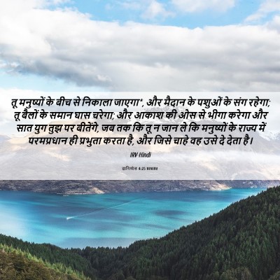 Picture 06 - दानिय्येल 4:25 HINIRV - तू मनुष्यों के बीच - Bible Verse Picture