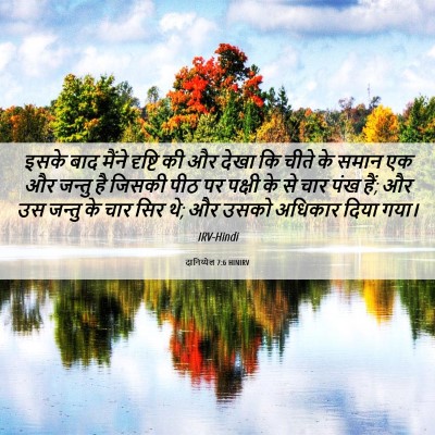 Picture 06 - दानिय्येल 7:6 HINIRV - इसके बाद मैंने - Bible Verse Picture