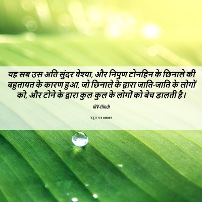 Picture 06 - नहूम 3:4 HINIRV - यह सब उस अति सुंदर - Bible Verse Picture