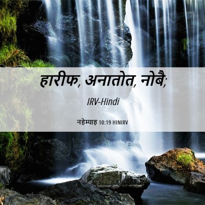 Picture 06 - नहेम्याह 10:19 HINIRV - हारीफ, अनातोत, - Bible Verse Picture