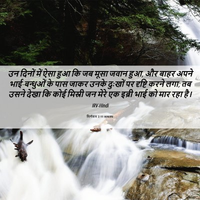 Picture 06 - निर्गमन 2:11 HINIRV - उन दिनों में ऐसा - Bible Verse Picture