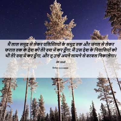 Picture 06 - निर्गमन 23:31 HINIRV - मैं लाल समुद्र से - Bible Verse Picture
