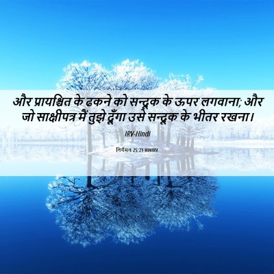 Picture 06 - निर्गमन 25:21 HINIRV - और प्रायश्चित के - Bible Verse Picture