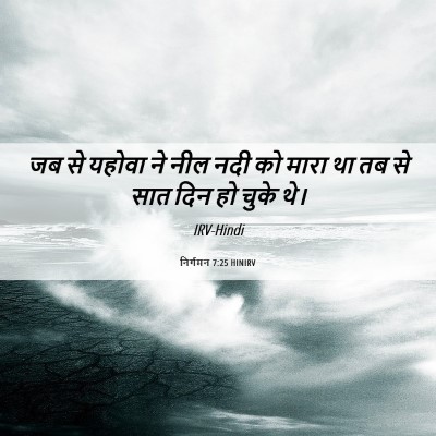 Picture 06 - निर्गमन 7:25 HINIRV - जब से यहोवा ने नील - Bible Verse Picture