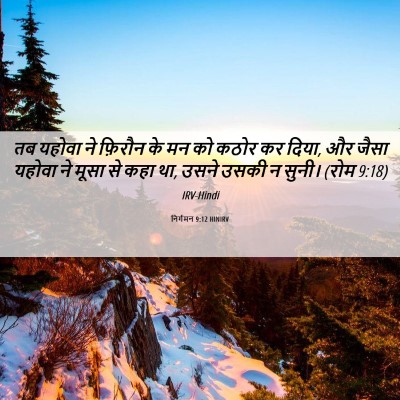 Picture 06 - निर्गमन 9:12 HINIRV - तब यहोवा ने फ़िरौन - Bible Verse Picture