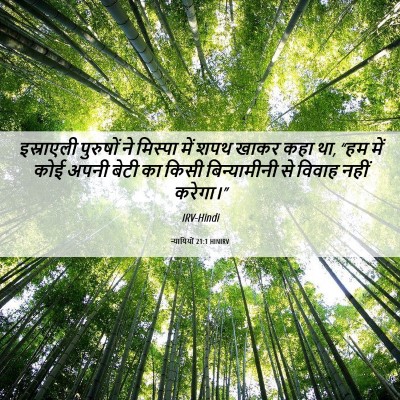 Picture 06 - न्यायियों 21:1 HINIRV - इस्राएली पुरुषों - Bible Verse Picture
