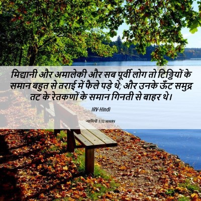 Picture 06 - न्यायियों 7:12 HINIRV - मिद्यानी और - Bible Verse Picture