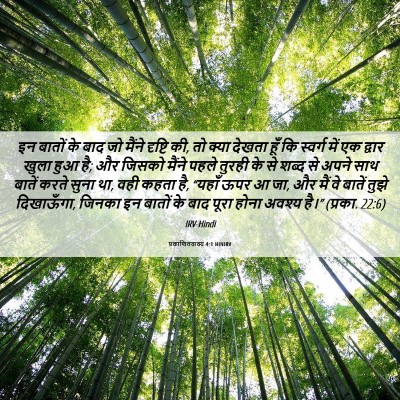 Picture 06 - प्रकाशितवाक्य 4:1 HINIRV - इन बातों के बाद जो - Bible Verse Picture