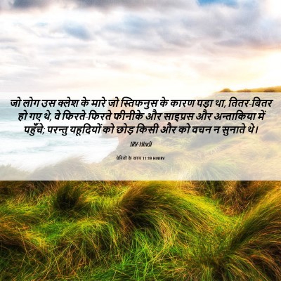 Picture 06 - प्रेरितों के काम 11:19 HINIRV - जो लोग उस क्लेश के - Bible Verse Picture